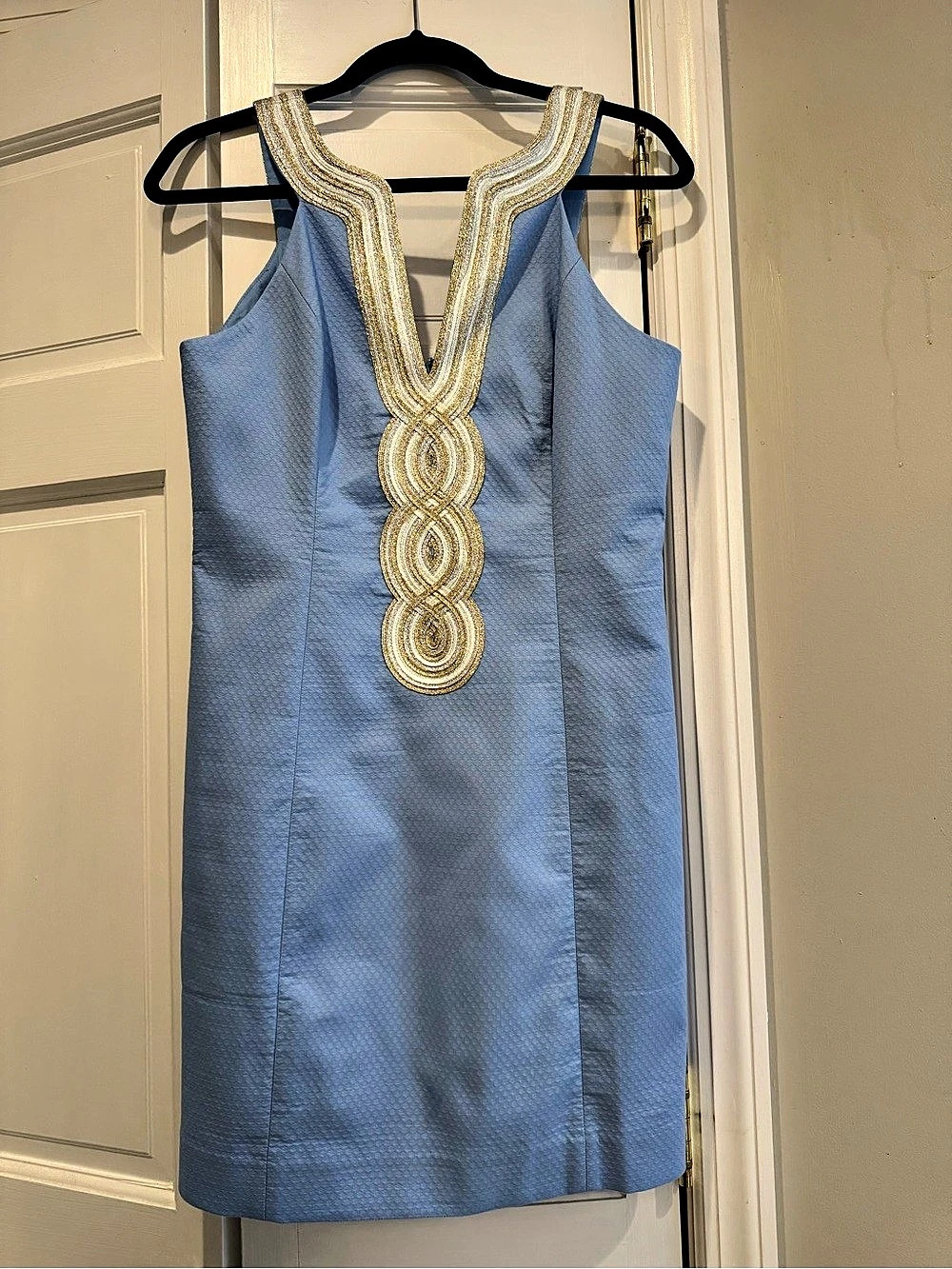 NWT Lilly Pulitzer Valli Shift Dress Blue Peri Size 6